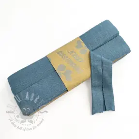 Taśma lamówkowa elastyczna wiskoza - 3 m steel blue