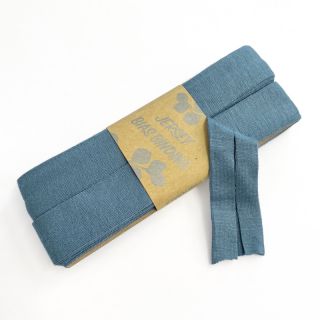 Taśma lamówkowa elastyczna wiskoza - 3 m steel blue