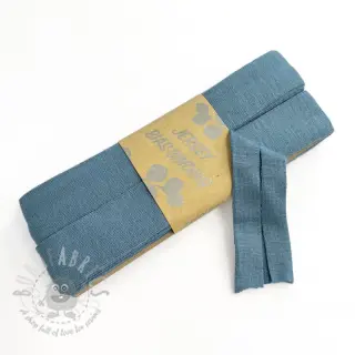 Taśma lamówkowa elastyczna wiskoza - 3 m steel blue