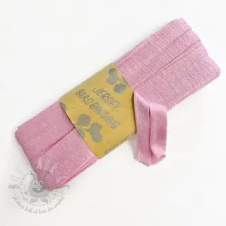 Taśma lamówkowa elastyczna wiskoza - 3 m pink
