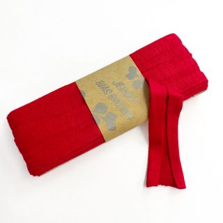Taśma lamówkowa elastyczna wiskoza - 3 m red