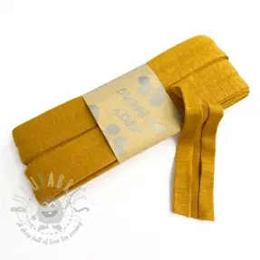 Taśma lamówkowa elastyczna wiskoza - 3 m ochre
