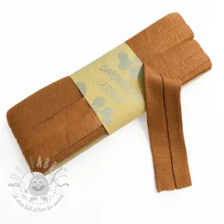 Taśma lamówkowa elastyczna wiskoza - 3 m copper