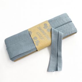 Taśma lamówkowa elastyczna wiskoza - 3 m jeans