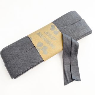 Taśma lamówkowa elastyczna wiskoza - 3 m grey