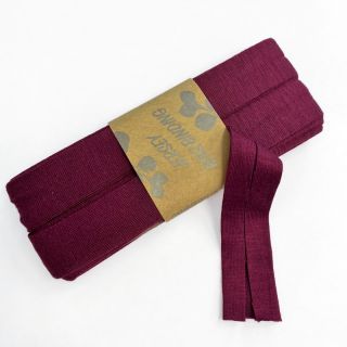 Guma lamówkowa wiskoza - 3 m bordeaux