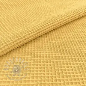 Wafel bawełniany soft yellow