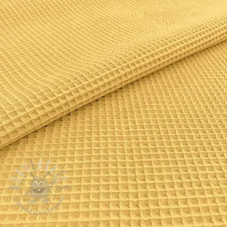 Wafel bawełniany soft yellow