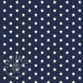 Bawełniana tkanina Petit stars navy