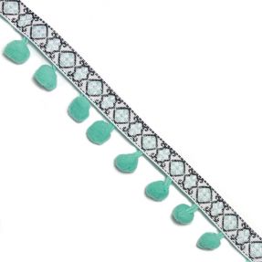 Lemovacia bambuľka JACQUARD dark mint