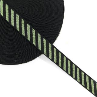 Guma gładka 2,5 cm Diagonal lime