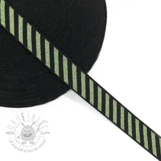 Guma gładka 2,5 cm Diagonal lime