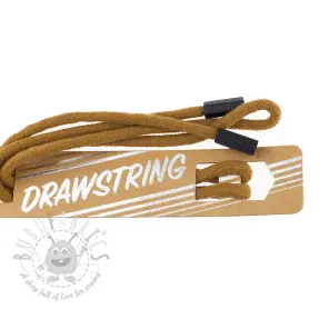 Sznurek do kaptura z końcówkami 115 cm HEAD1 dark camel