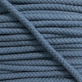 Sznurek bawełniany 8 mm średni jeans