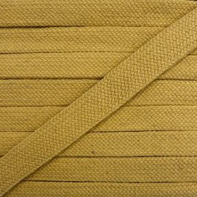 Bavlnená šnúra plochá 13 mm camel