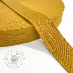 Taśma bawełniana 4 cm ochre
