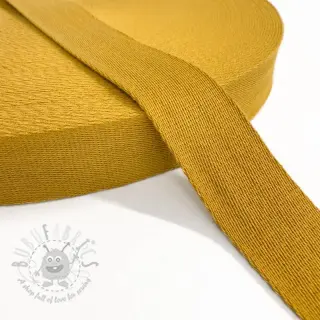 Taśma bawełniana 4 cm ochre