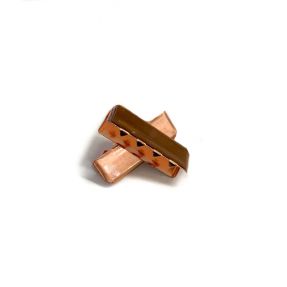 Kovová koncovka 25 mm copper