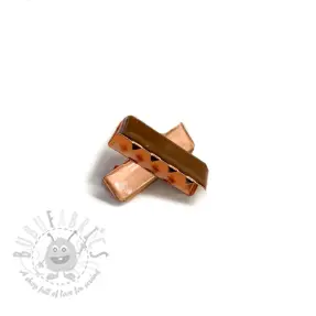 Metalowa końcówka taśmy 25 mm copper