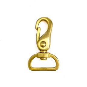 Metalowy karabińczyk 25 mm gold