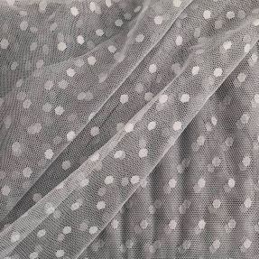Tyl na TUTU SPOT light grey