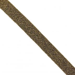 Šikmý prúžok LUREX dark gold
