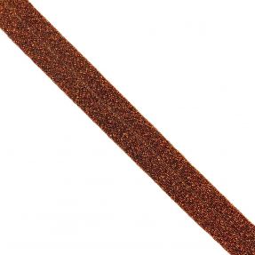 Šikmý prúžok LUREX copper