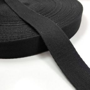 Bawełniana taśma 4 cm black