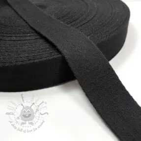 Bawełniana taśma 4 cm black