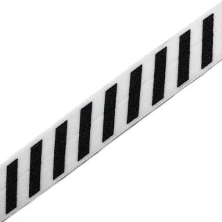 Lamówka gumowa STRIPE 20 mm white