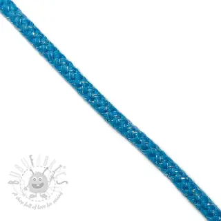 Sznurek lurexowy 10 mm aqua