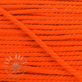 Bawełniany sznur 5 mm neon orange
