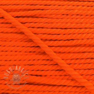 Bawełniany sznur 5 mm neon orange