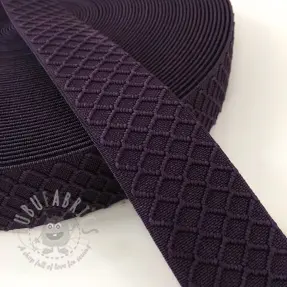 Guma gładka 4 cm Rhombus purple