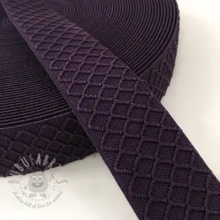 Guma gładka 4 cm Rhombus purple