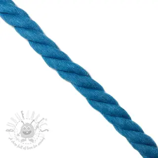 Bawełniany sznur 2,5 cm aqua