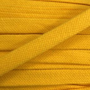 Bawełniany sznur płaski 15 mm yellow