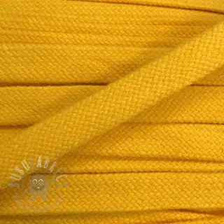 Bawełniany sznur płaski 15 mm yellow