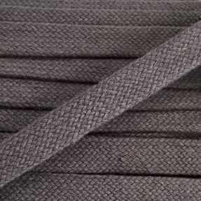 Bawełniany sznur płaski 15 mm dark grey