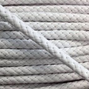 Poliestrowy sznur 8 mm white