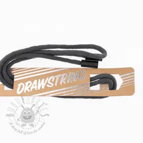 Sznurek do kaptura z końcówkami 115 cm HEAD1 dark grey