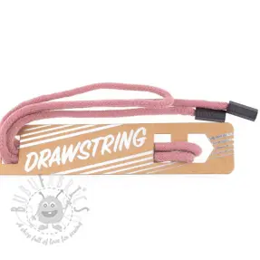 Sznurek do kaptura z końcówkami 115 cm HEAD1 old pink