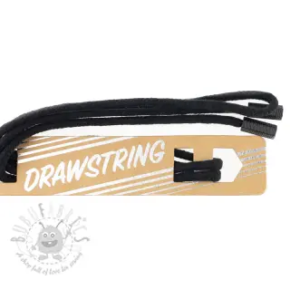 Sznurek do kaptura z końcówkami 115 cm HEAD1 black