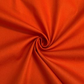 Bavlnený popelín flame orange