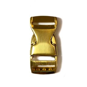 Kovová spona trojzubec 25 mm gold