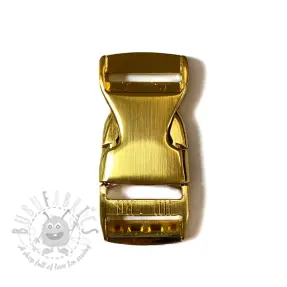 Metalowa klamra zatrzaskowa 25 mm gold