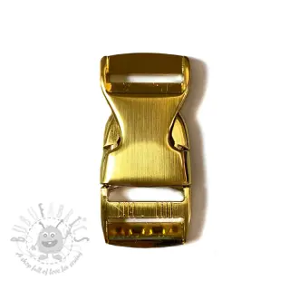 Metalowa klamra zatrzaskowa 25 mm gold