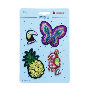 Naklejka BIPP Butterfly Pineapple