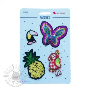 Naklejka BIPP Butterfly Pineapple