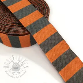 Wstążka Stripe orange